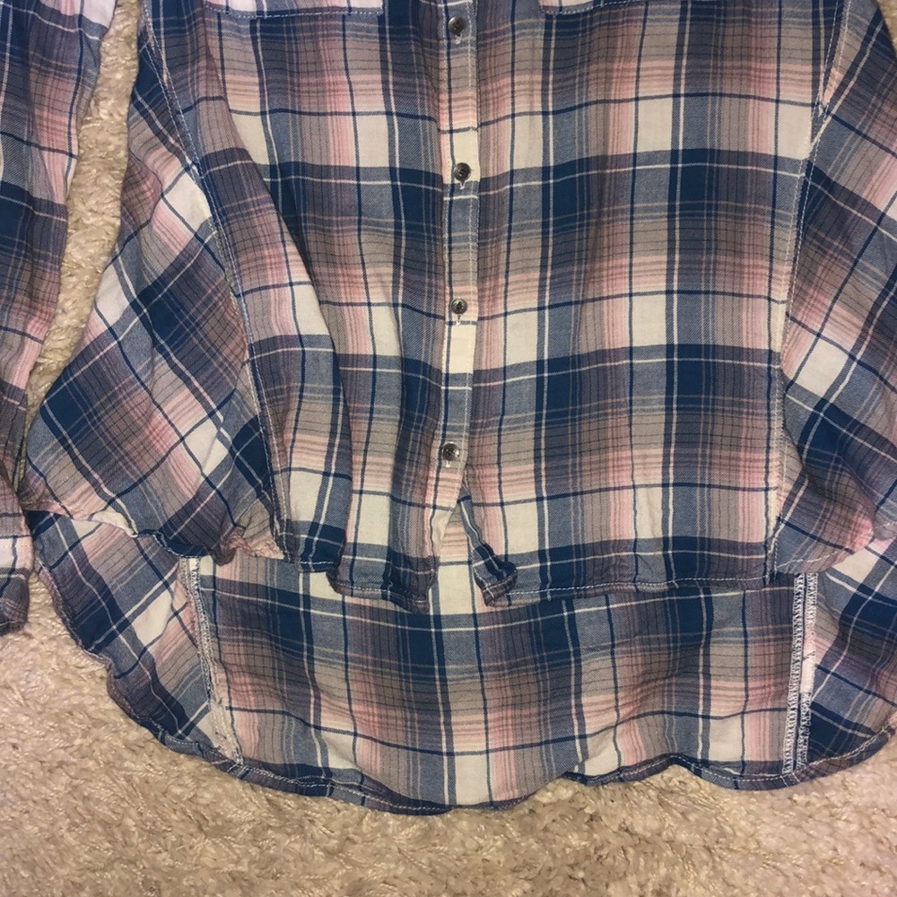 Melrose and Market Hi-lo Button-up, Size M - Picture 4 of 12